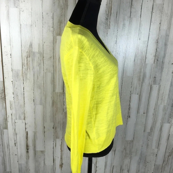 J. Crew Slub Knit V-Neck Long Sleeve Sweater XS - Picture 5 of 8